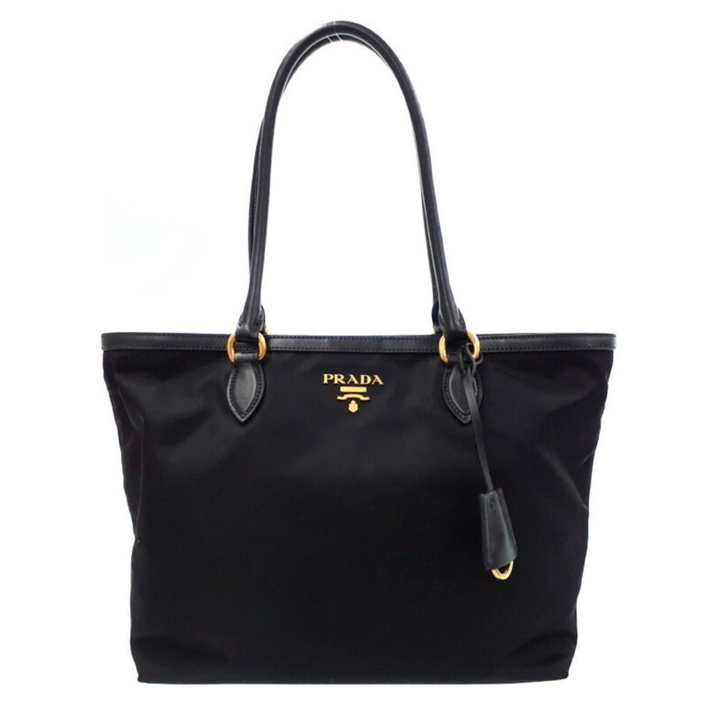 Prada Black Vela Shoulder Bag Tessuto Tote - Picture 2 of 9